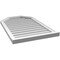 Ekena Millwork Octagonal Top Surface Mount PVC Gable Vent w/ 2"W x 2"P Brickmould Sill Frame, 24"W x 38"H GVPOT24X3803SN - alternate 5